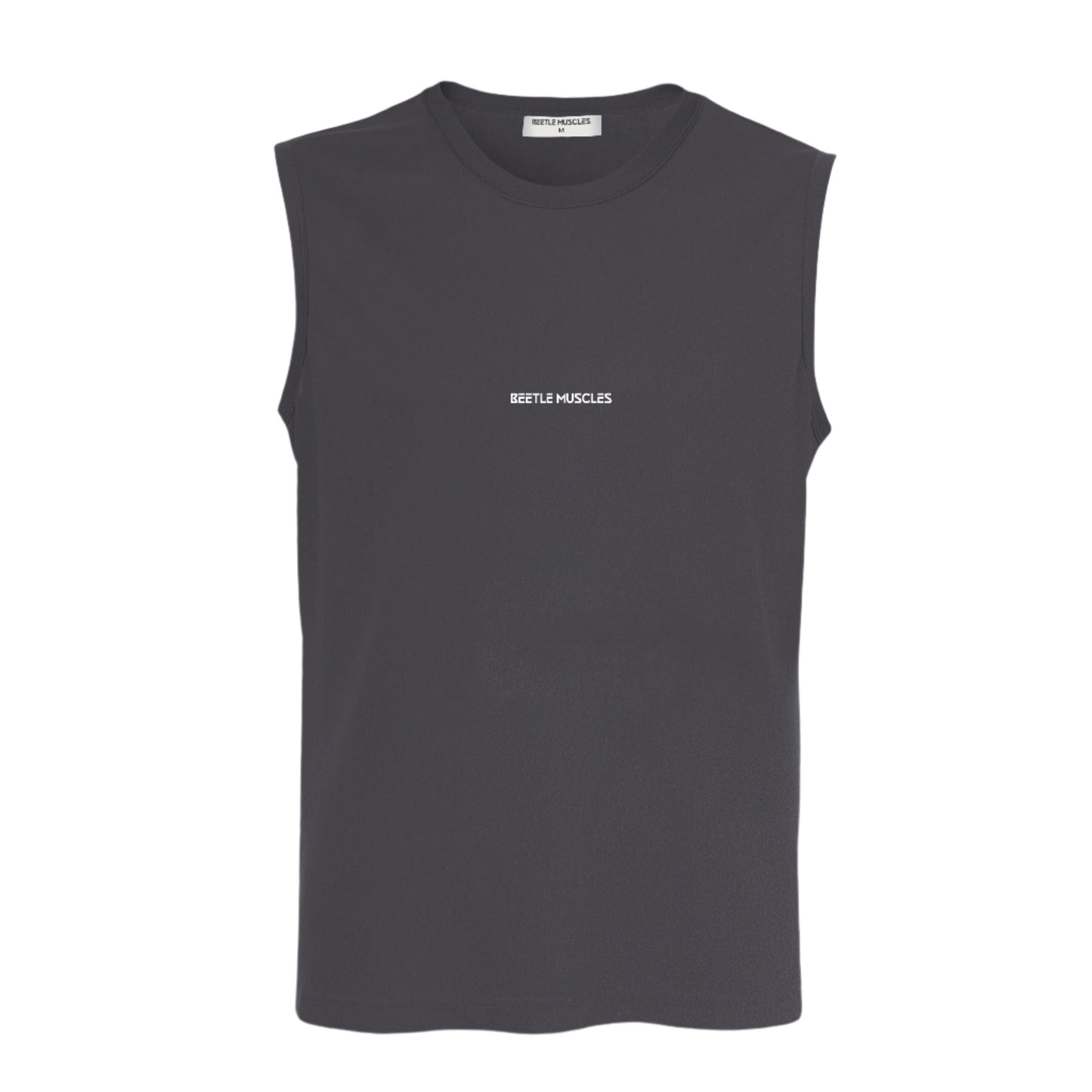 Rauchgraues Baumwoll-Tanktop