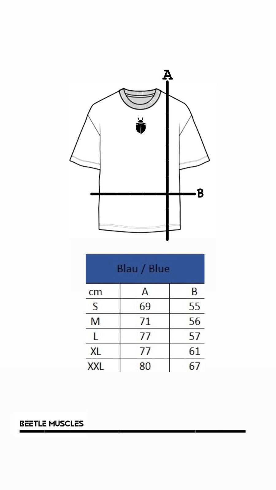 Blaues tägliches Sommer-T-Shirt